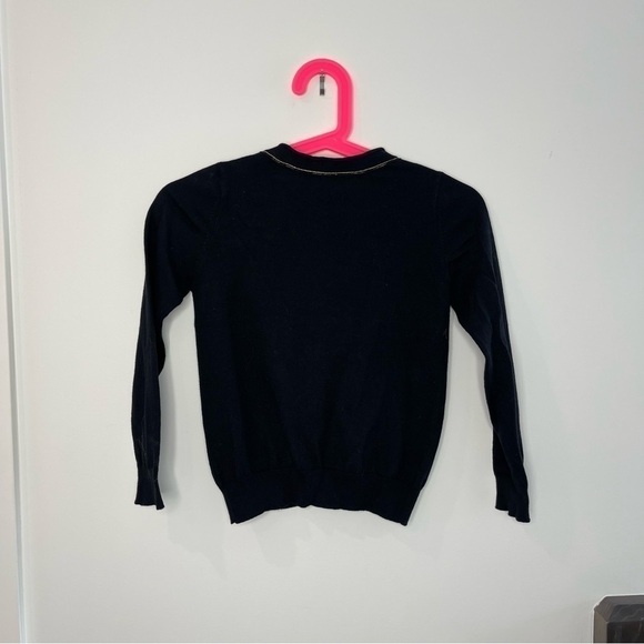 LITTLE Marc Jacobs Black and Gold Kids Cardigan size 8 - Picture 2 of 5